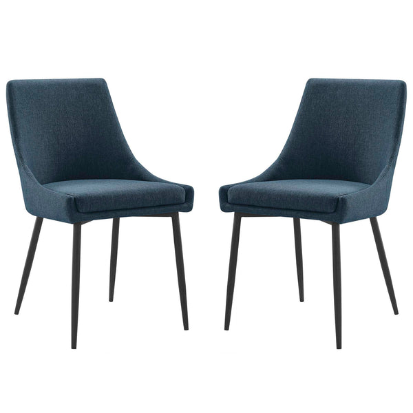 Viscount Upholstered Fabric Dining Chairs - Set of 2 by Modway