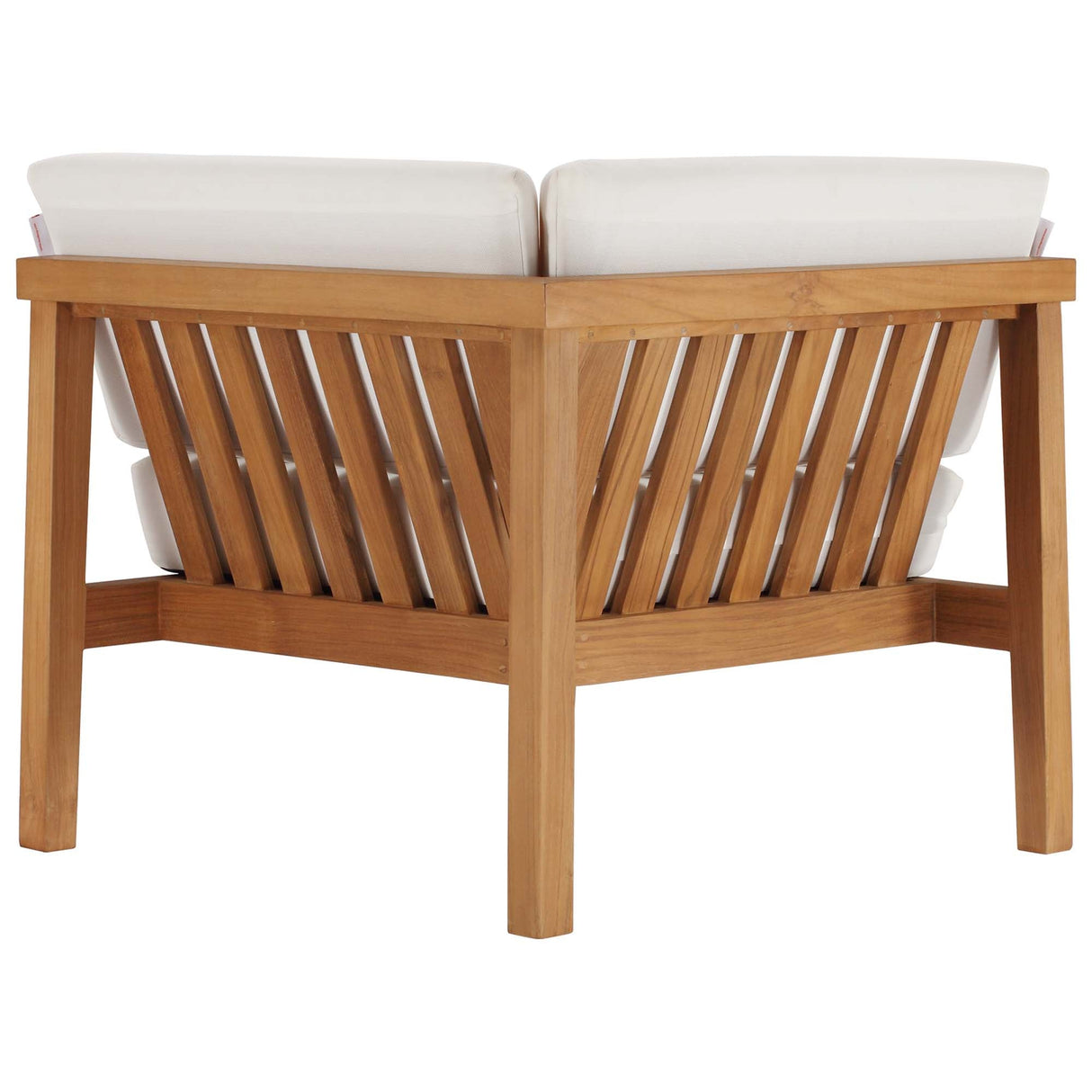 Bayport Outdoor Patio Teak Wood Corner Chair by Modway
