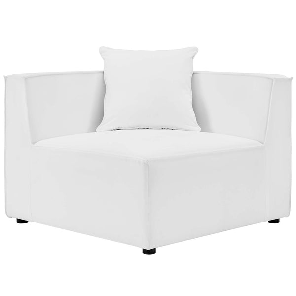 Saybrook Outdoor Patio Upholstered Sectional Sofa Corner Chair