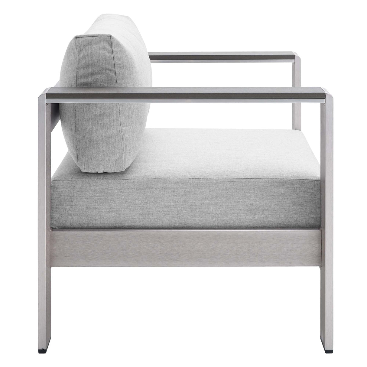 Shore Sunbrella Fabric Aluminum Outdoor Patio Armchair by Modway