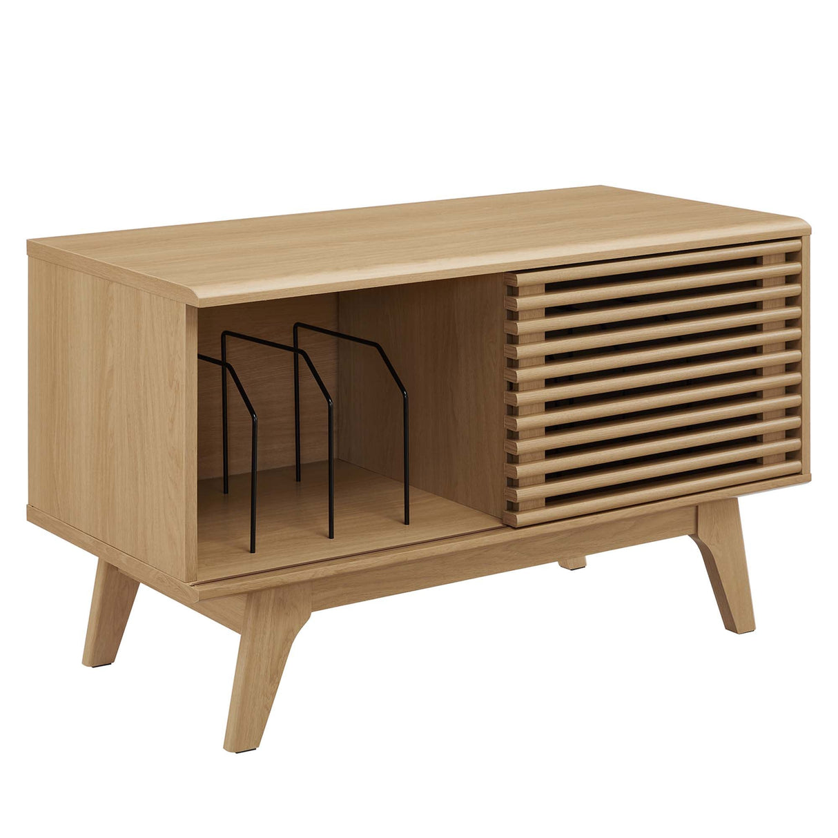 Render Vinyl Record Display Stand by Modway