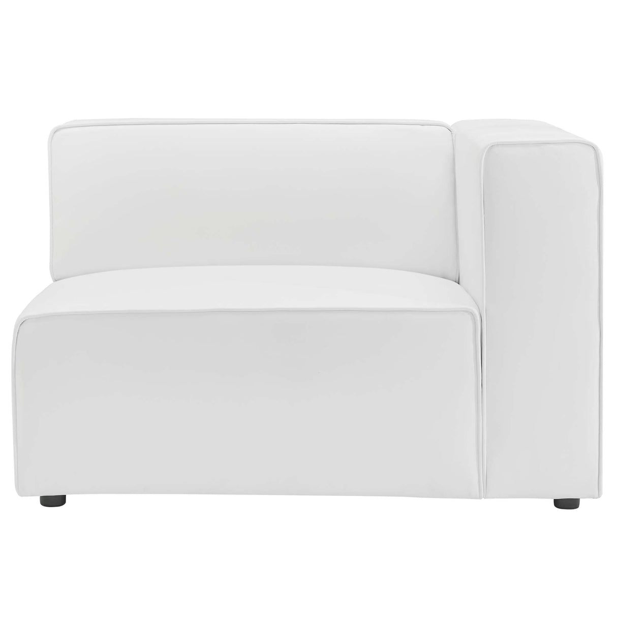 Mingle Vegan Leather Right-Arm Chair by Modway