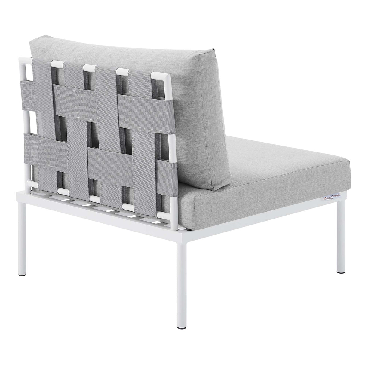 Harmony Sunbrella Outdoor Patio Aluminum Armless Chair by Modway