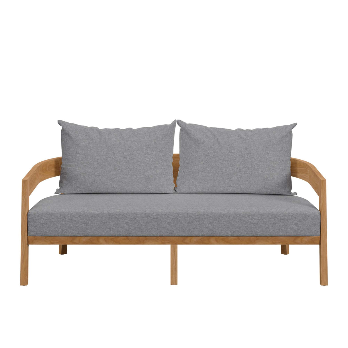 Brisbane Teak Wood Outdoor Patio Loveseat by Modway