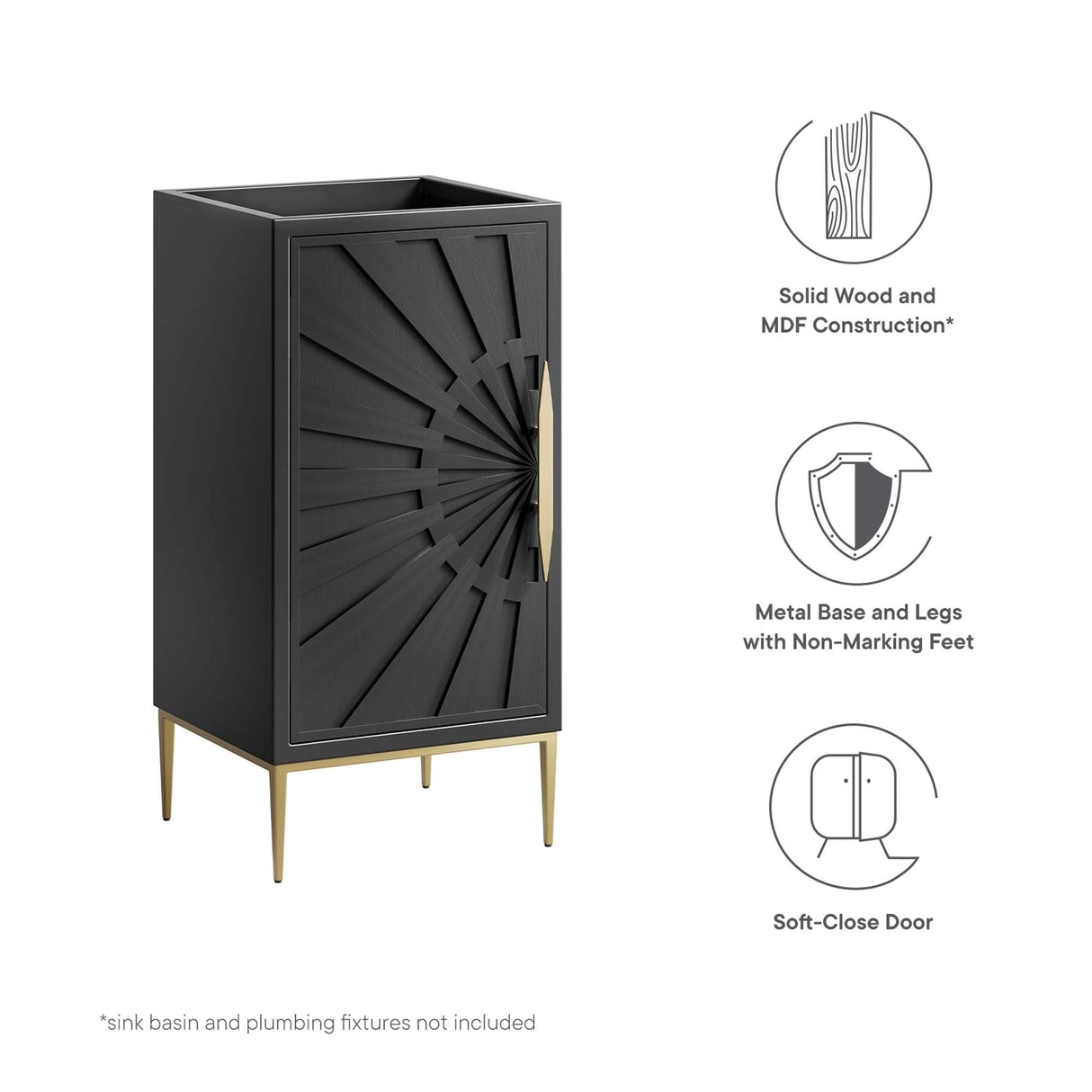 Awaken 18" Bathroom Vanity Cabinet by Modway