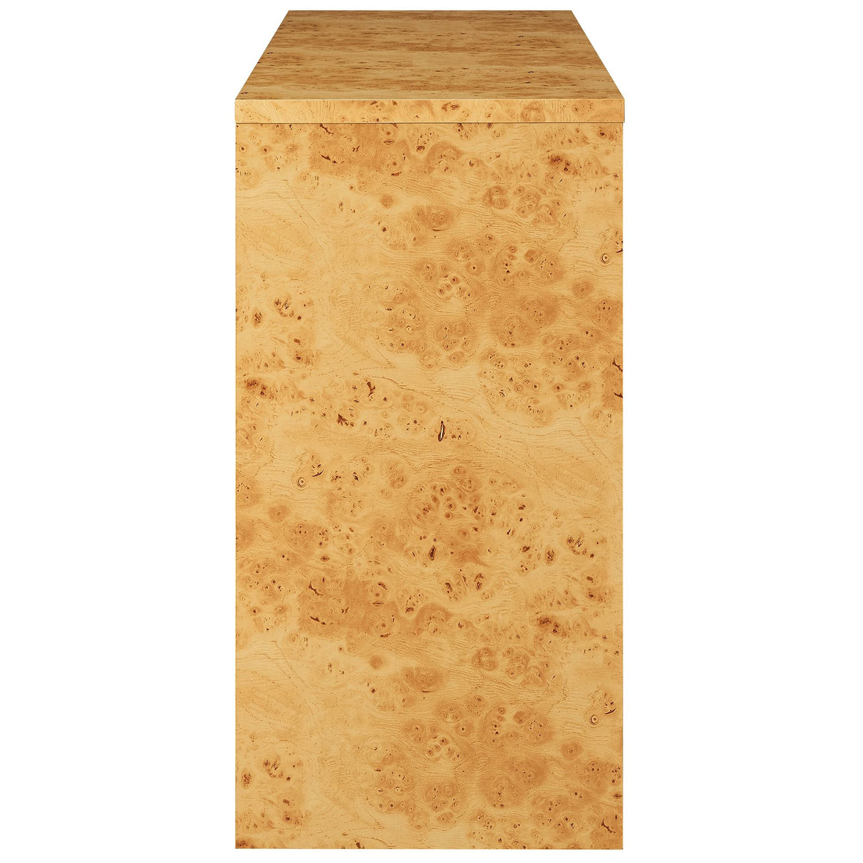 Hudson 2-Drawer Burl Wood Console Table by Modway