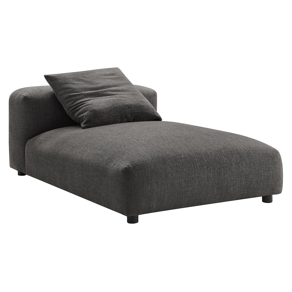 Solace 2-Piece Modular Upholstered Fabric Sectional Sofa with Chaise by Modway