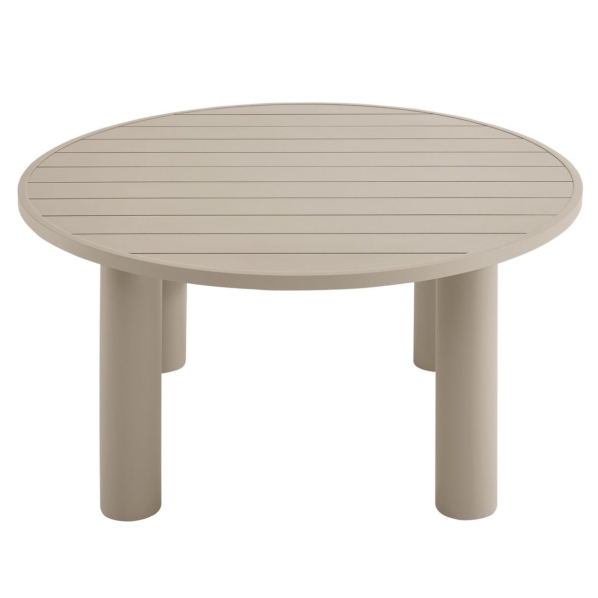 Nautica 5-Piece Round Outdoor Patio Aluminum Dining Table and Chairs Set