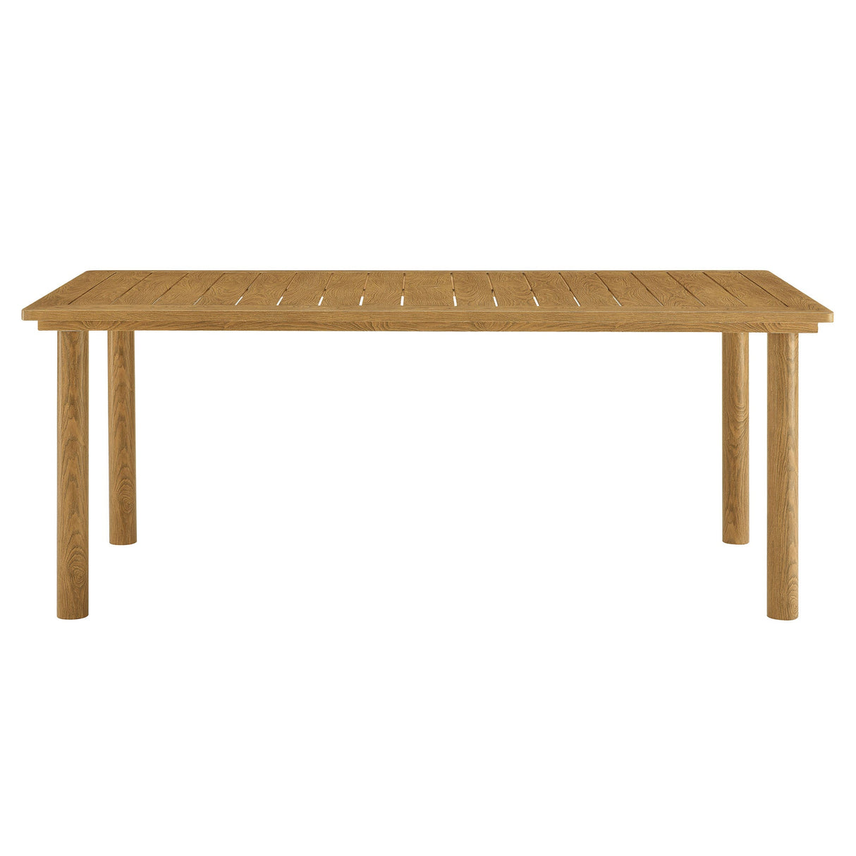 Parkland 76" Outdoor Aluminum Patio Dining Table by Modway