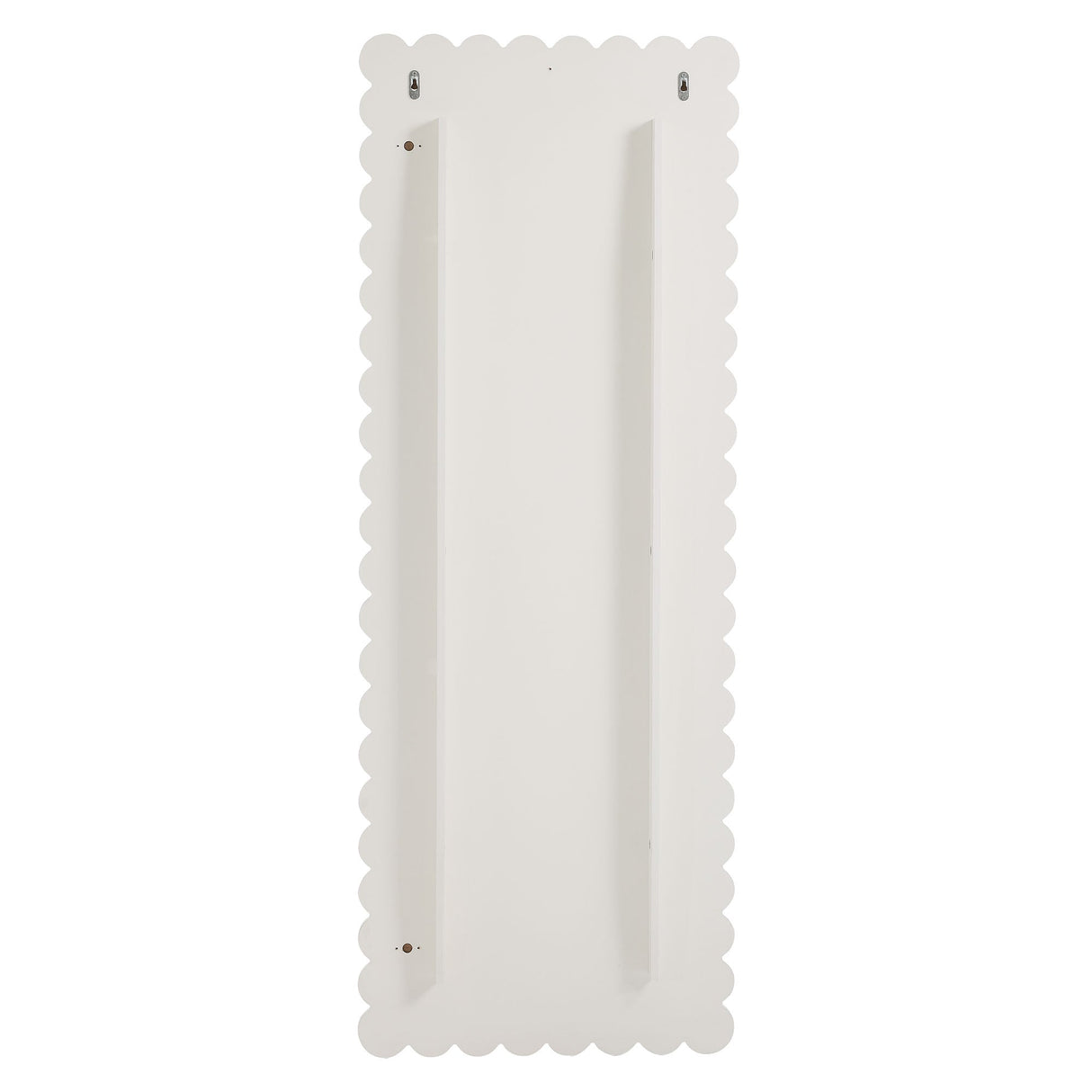 Emmeline Scalloped Rectangle Floor Mirror by Modway