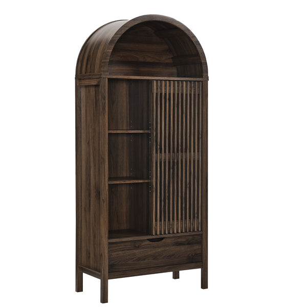 Vaughn 71" Arched Storage Display Cabinet by Modway