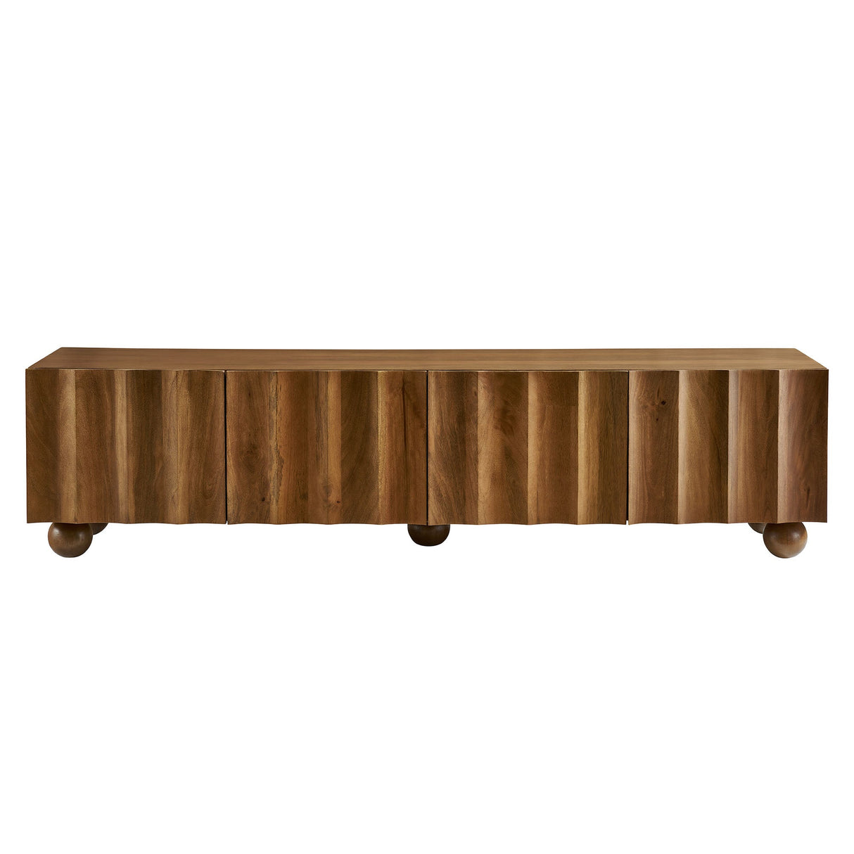 Sorren Scalloped 71" Wood TV Stand by Modway