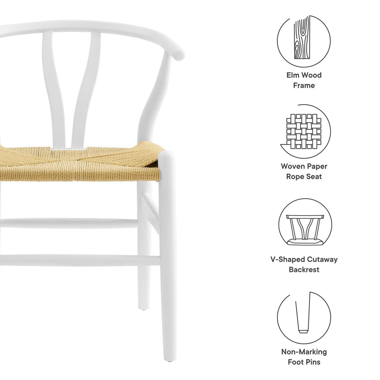 Amish 29" Wood Dining Chair by Modway