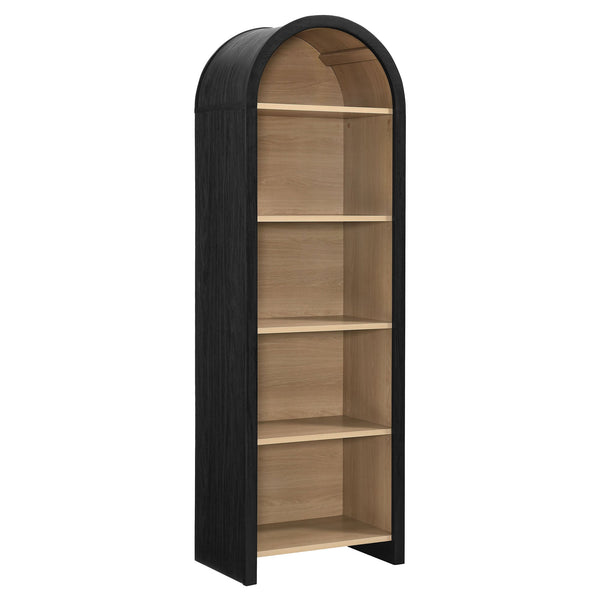 Evie Arched Narrow Bookcase Display Cabinet by Modway