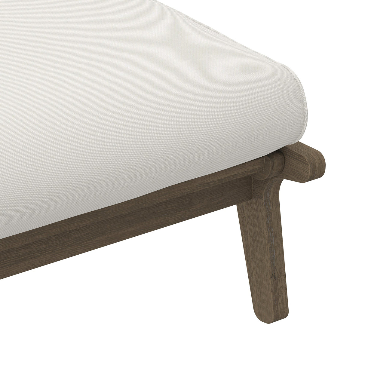 Saratoga Outdoor Patio Teak Ottoman by Modway