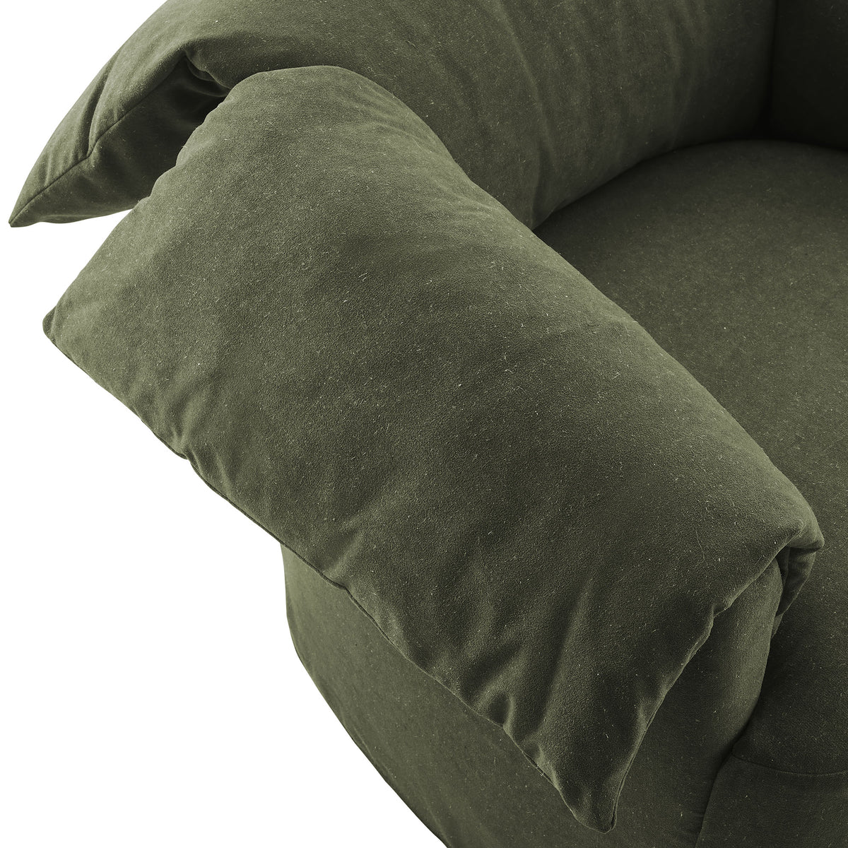 Lark Slipcovered Fabric Oversized Armchair by Modway