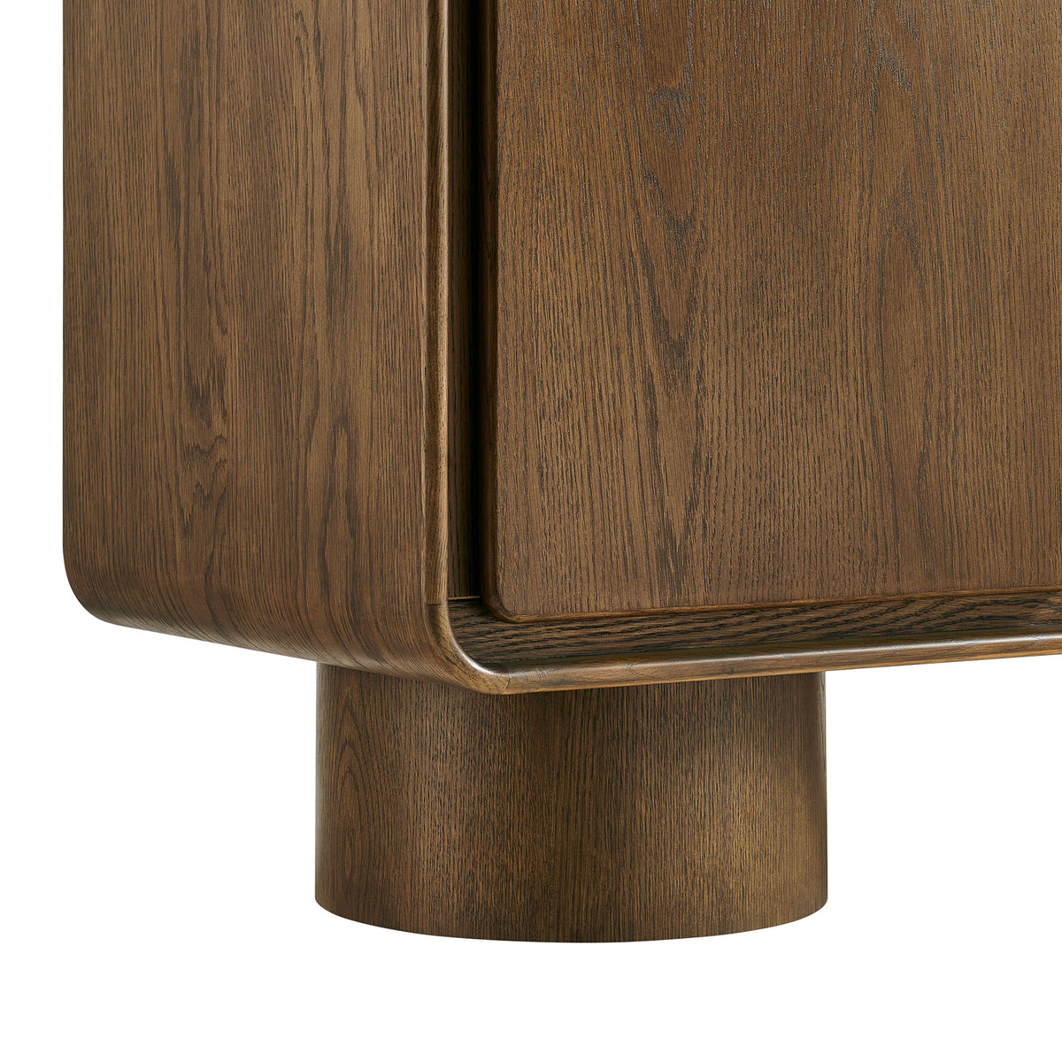 Lumo 2-Door Curved Wood Accent Cabinet by Modway