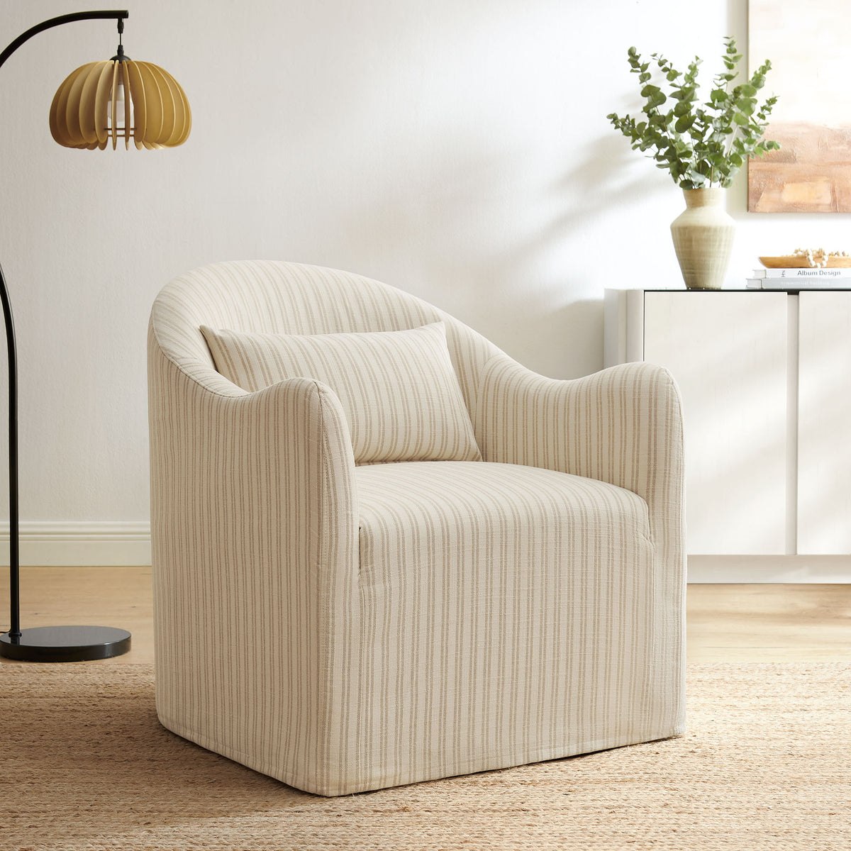 Bardot Striped Accent Chair by Modway