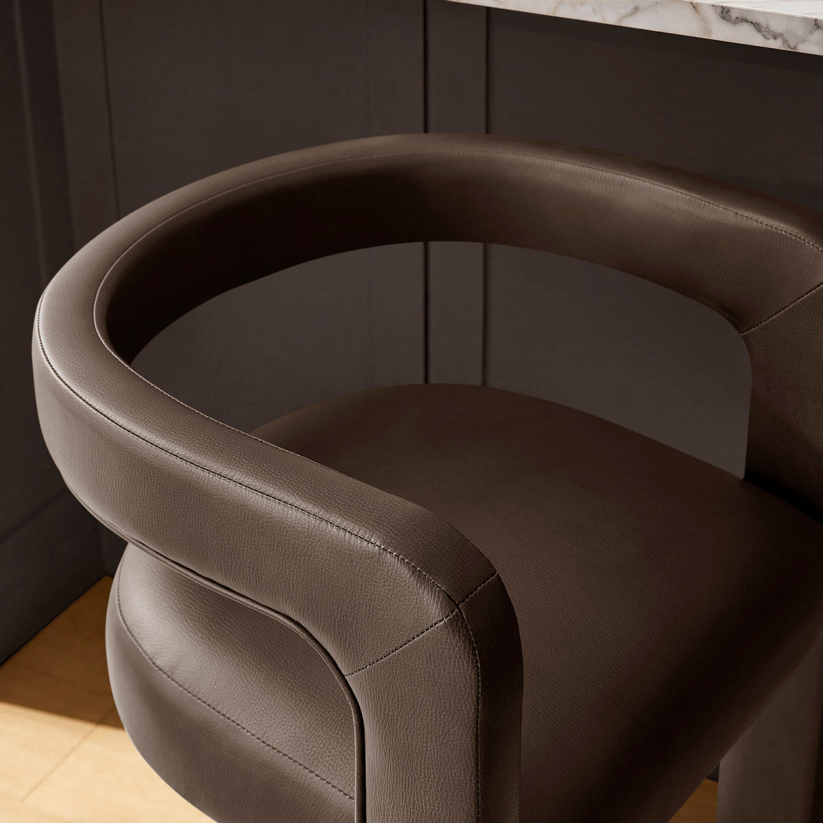 Winslow Premium Vegan Leather Bar Stool Set of 2 by Modway