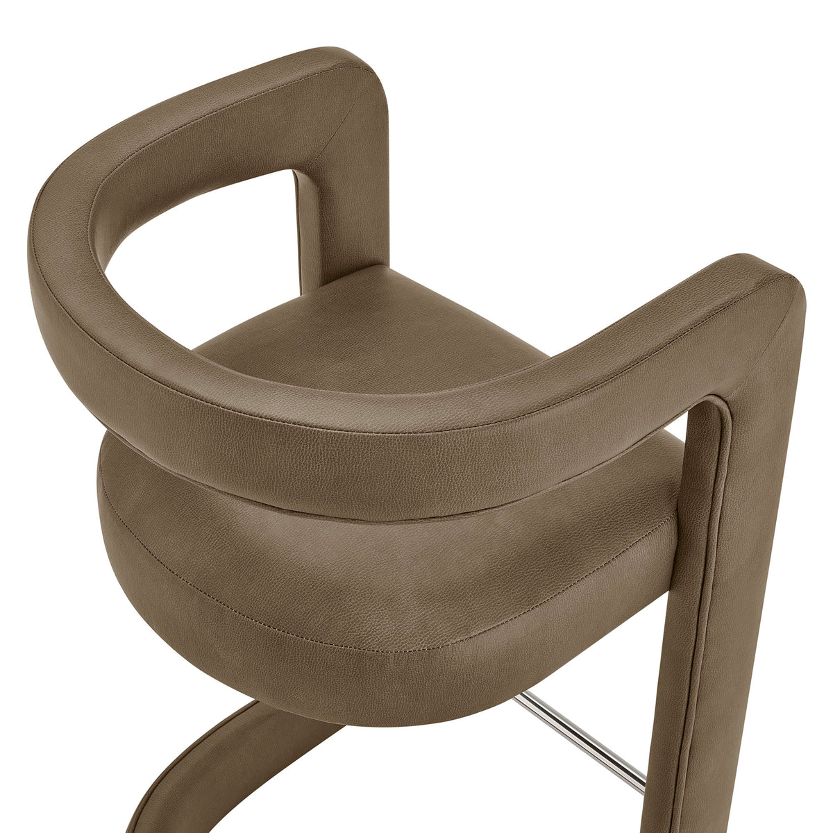 Winslow Premium Vegan Leather Bar Stool Set of 2 by Modway