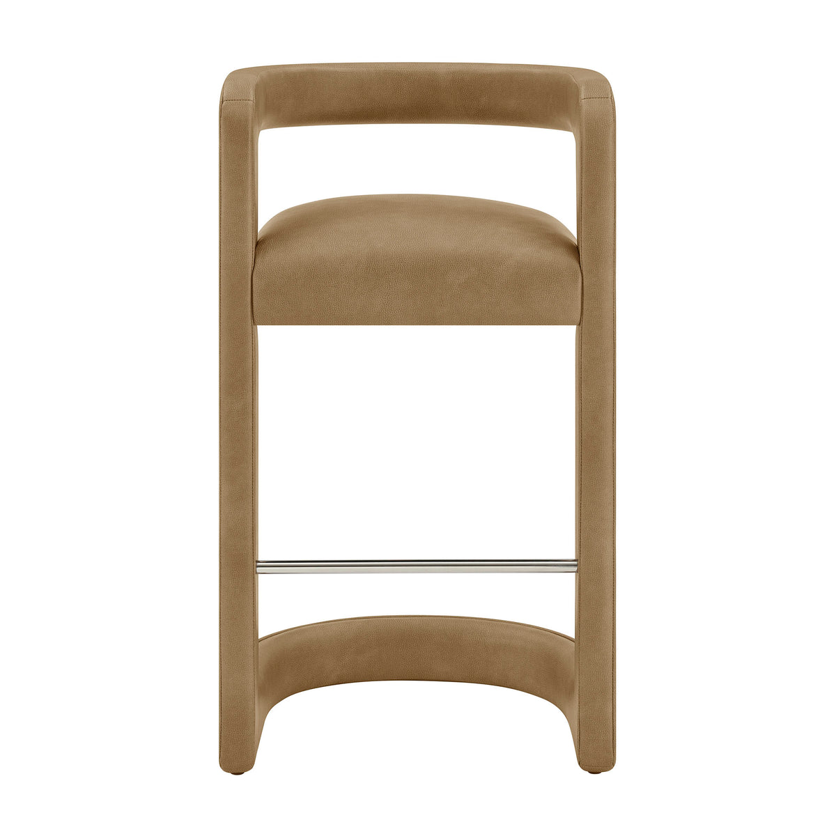Winslow Premium Vegan Leather Bar Stool Set of 2 by Modway