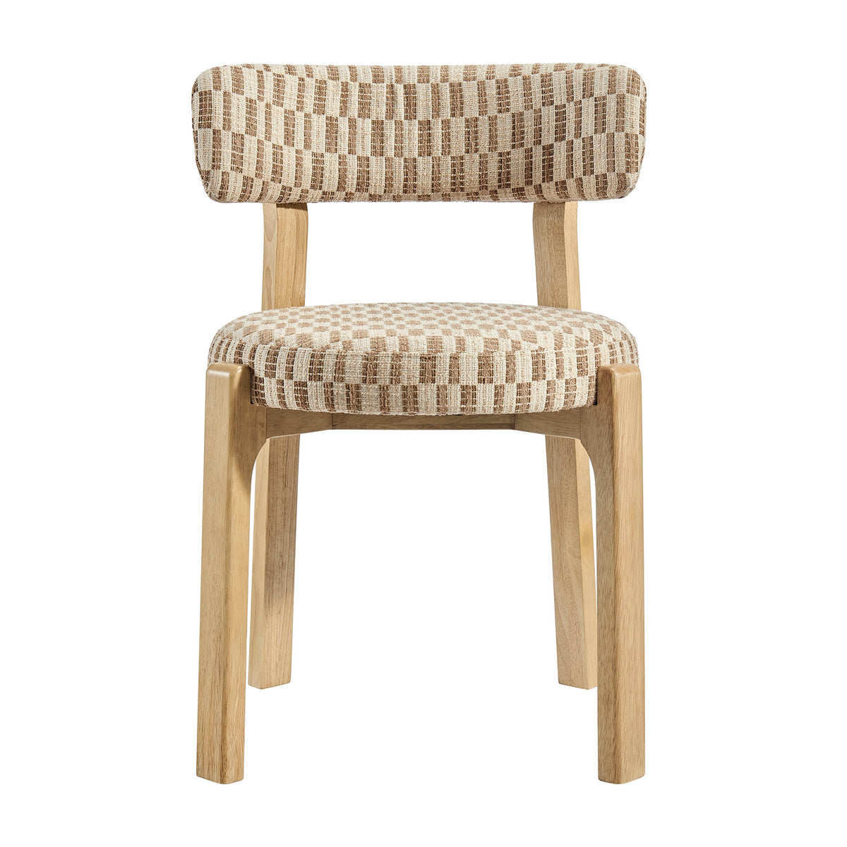 Marsha Retro Upholstered Fabric Dining Chairs Set of 2 by Modway