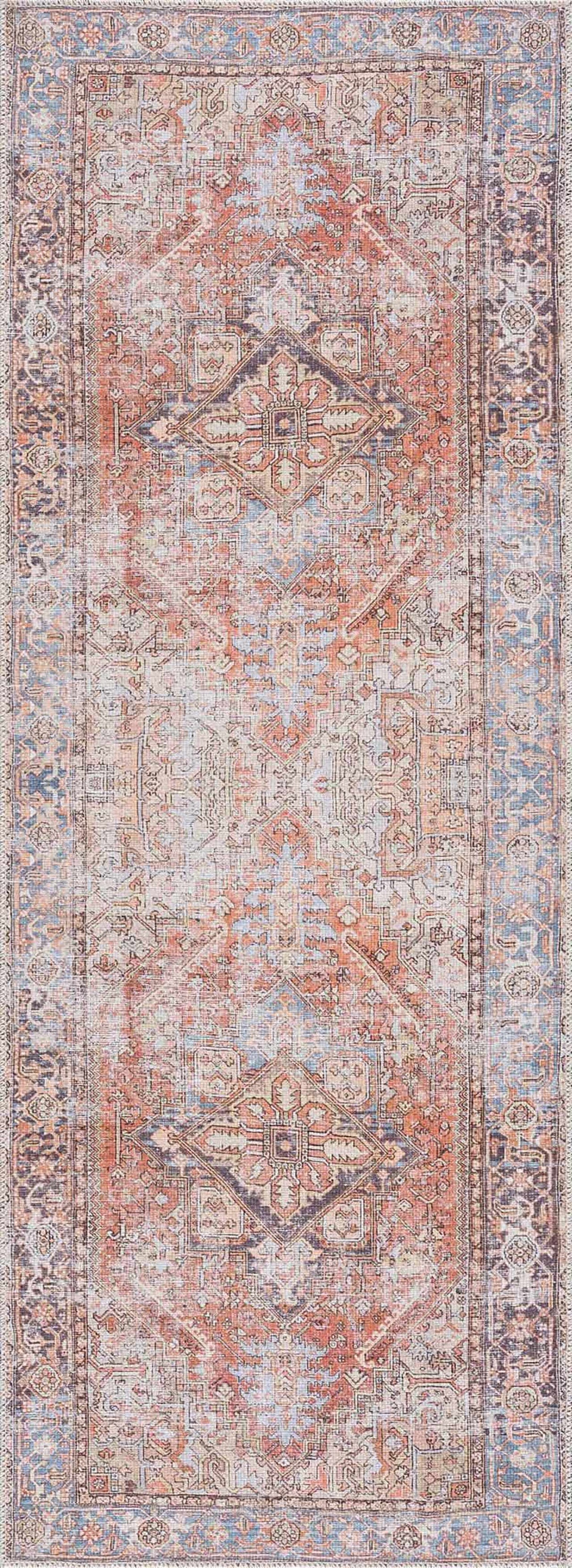 Eira Distressed Washable Rug - Clearance