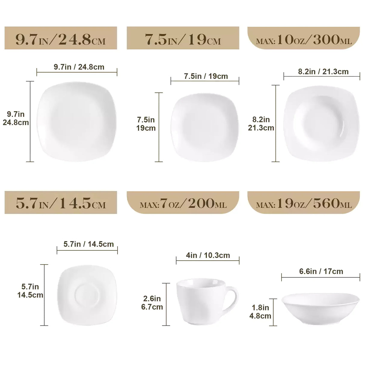 Elisa 36 Piece Dinnerware Set