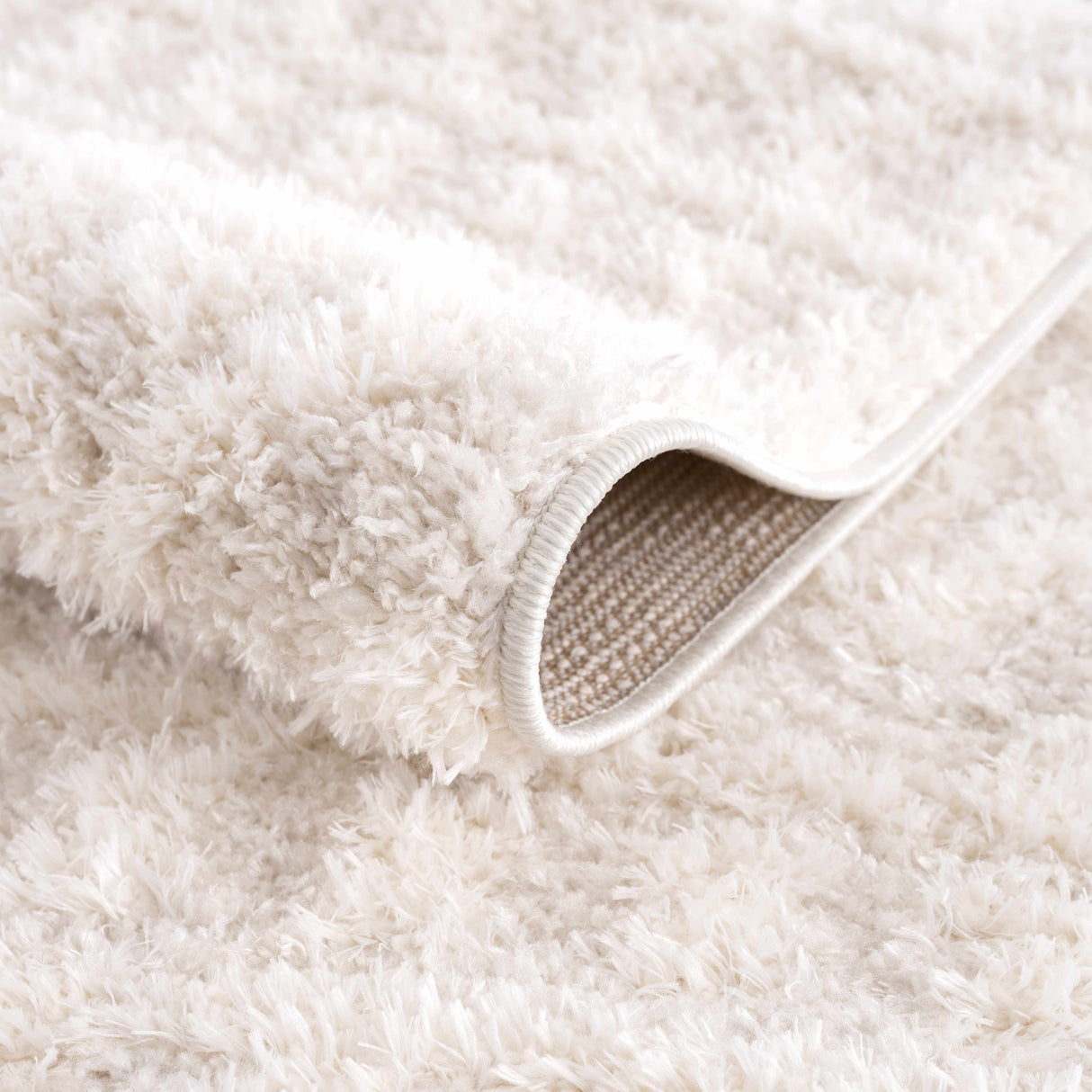 Eivin Cream Diamonds Plush Rug