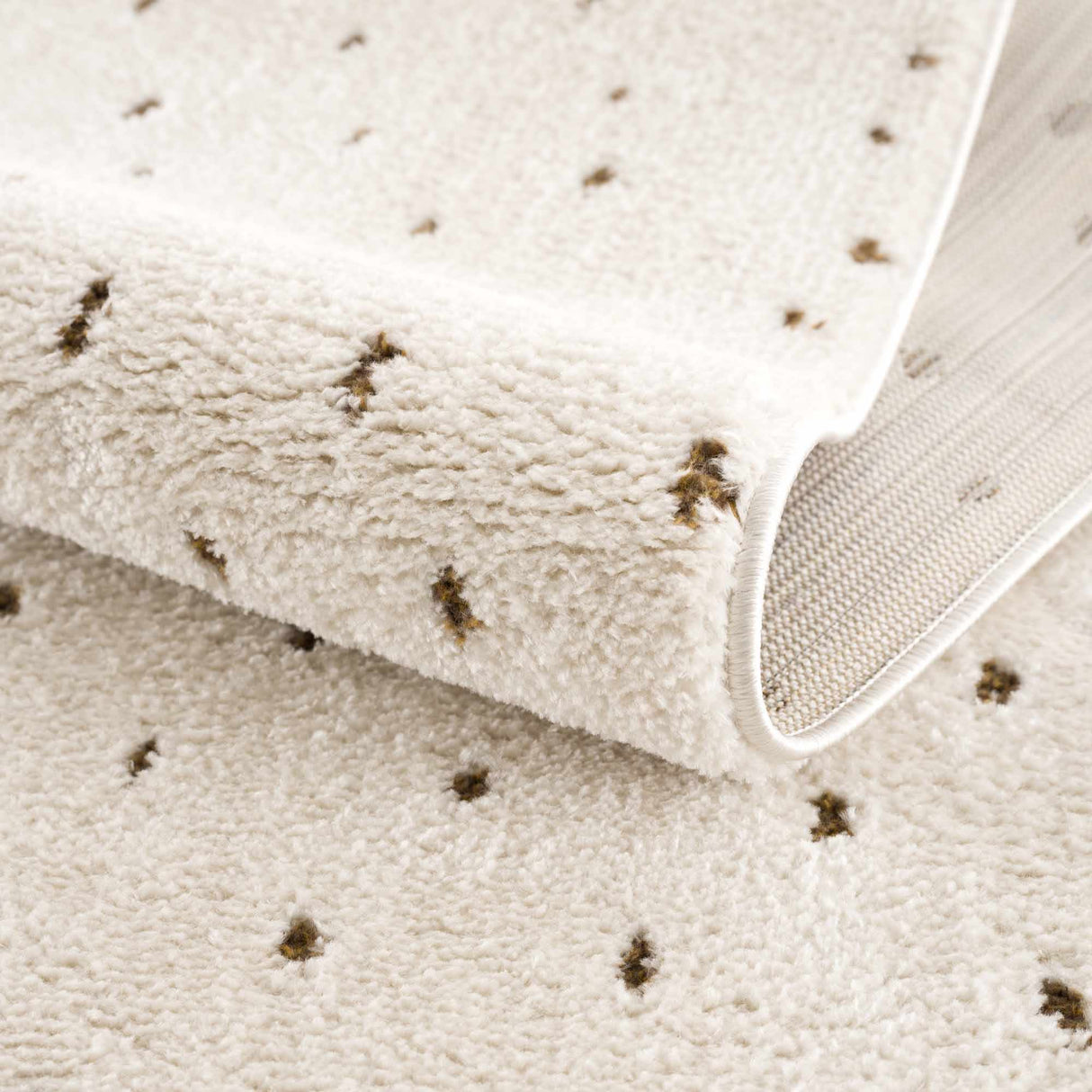 Julie Ivory & Brown Area Rug