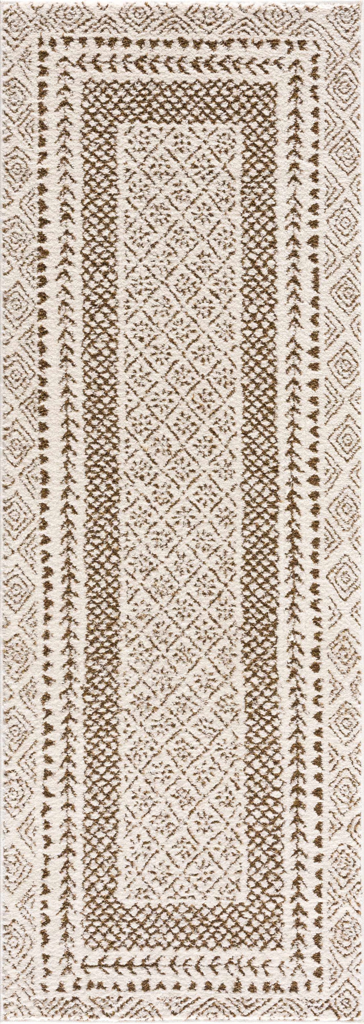 Julio Scandi Boho Area Rug - Brown