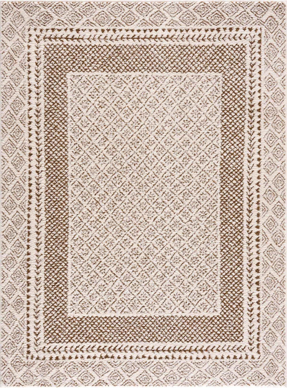 Julio Scandi Boho Area Rug - Brown