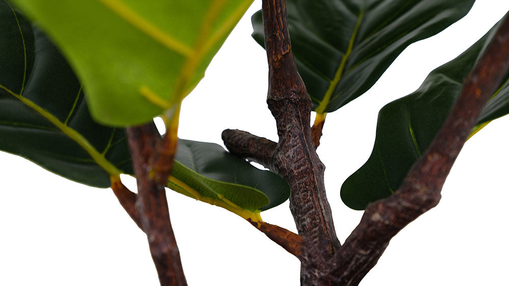 3' Faux Potted Fiddle Leaf Fig Tree