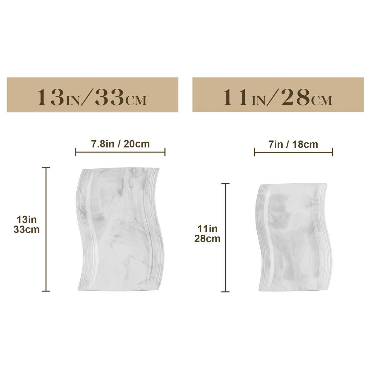 Flora Platters Set of 2