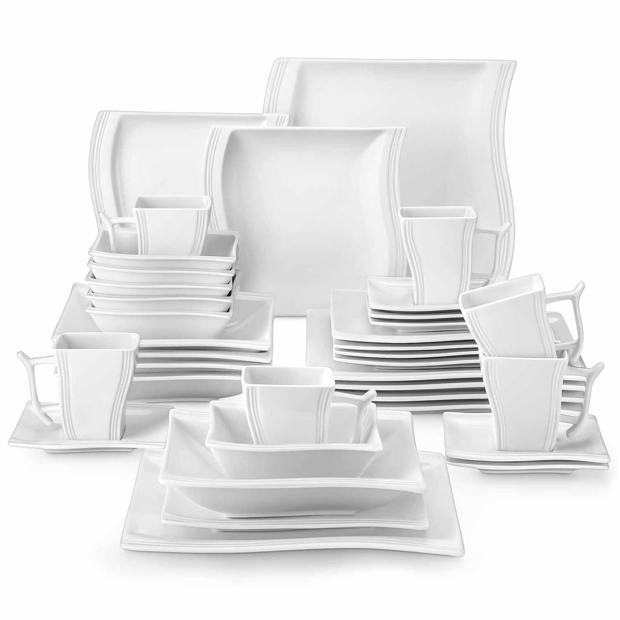 Flora 36 Piece Dinnerware Set