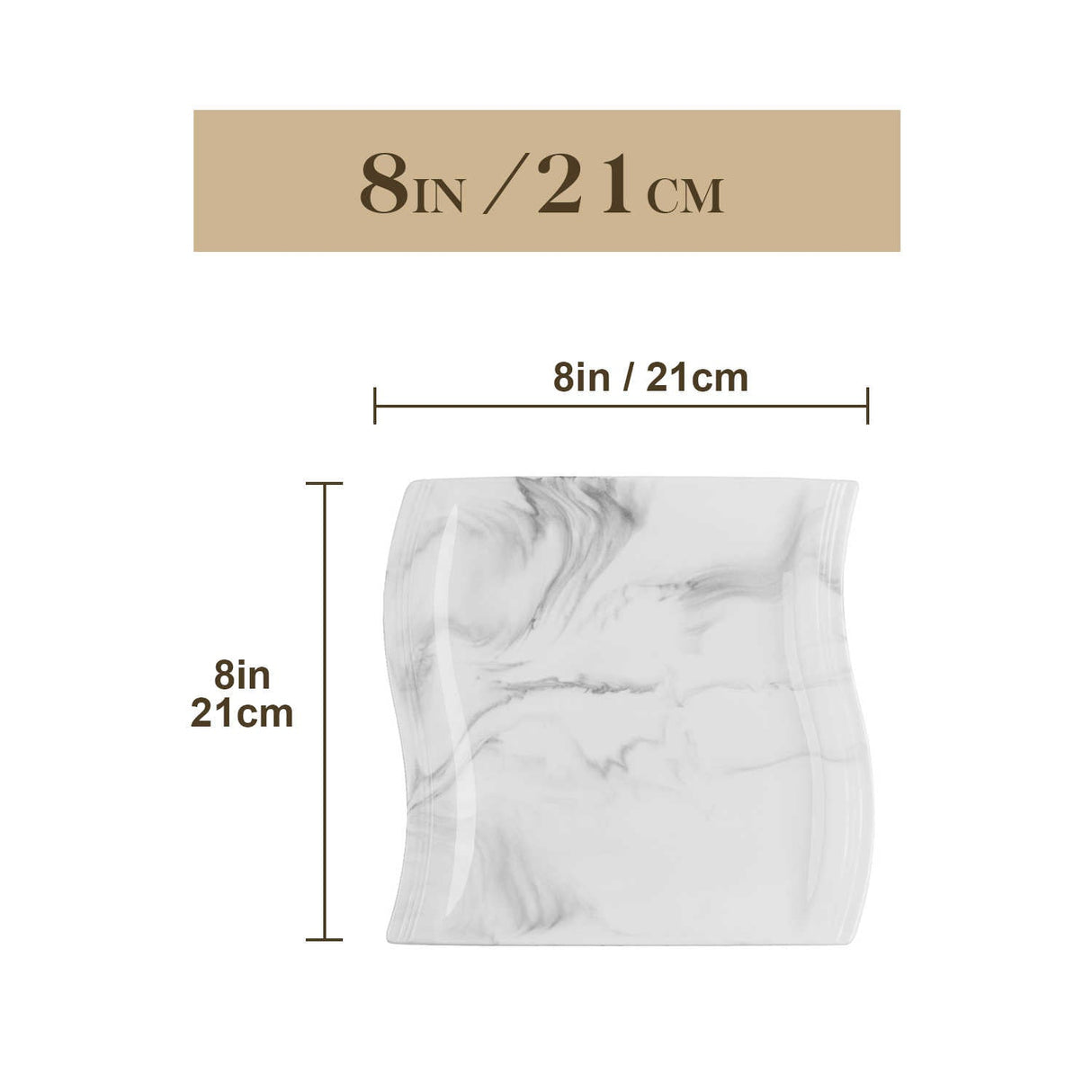 Flora Dessert Plates Set of 6