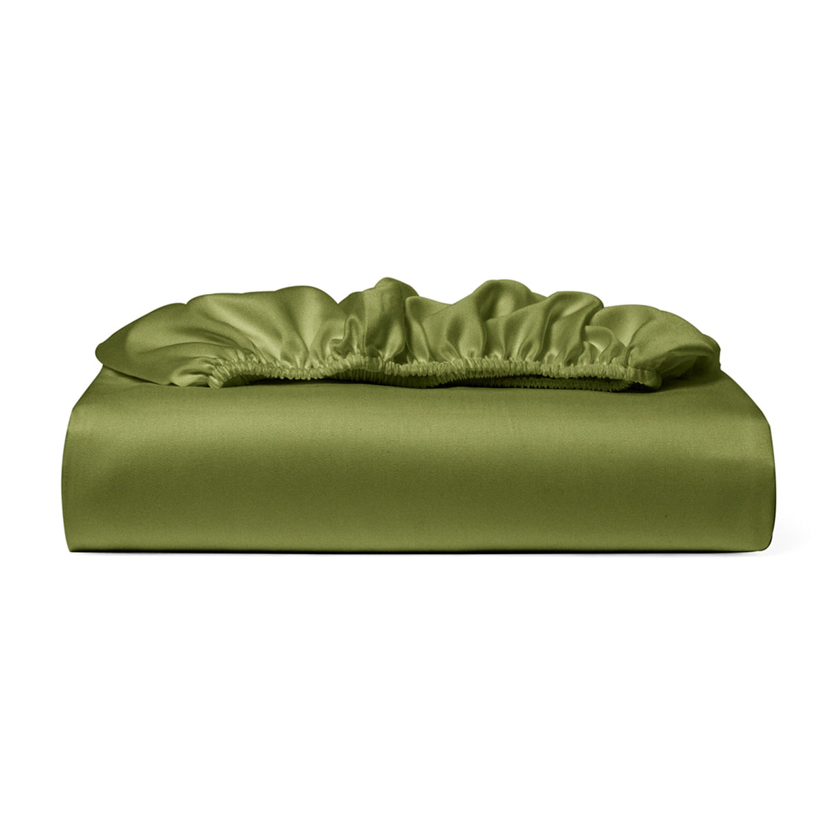 Cosy House Collection 100% Bamboo Fitted Sheet in Sage Green