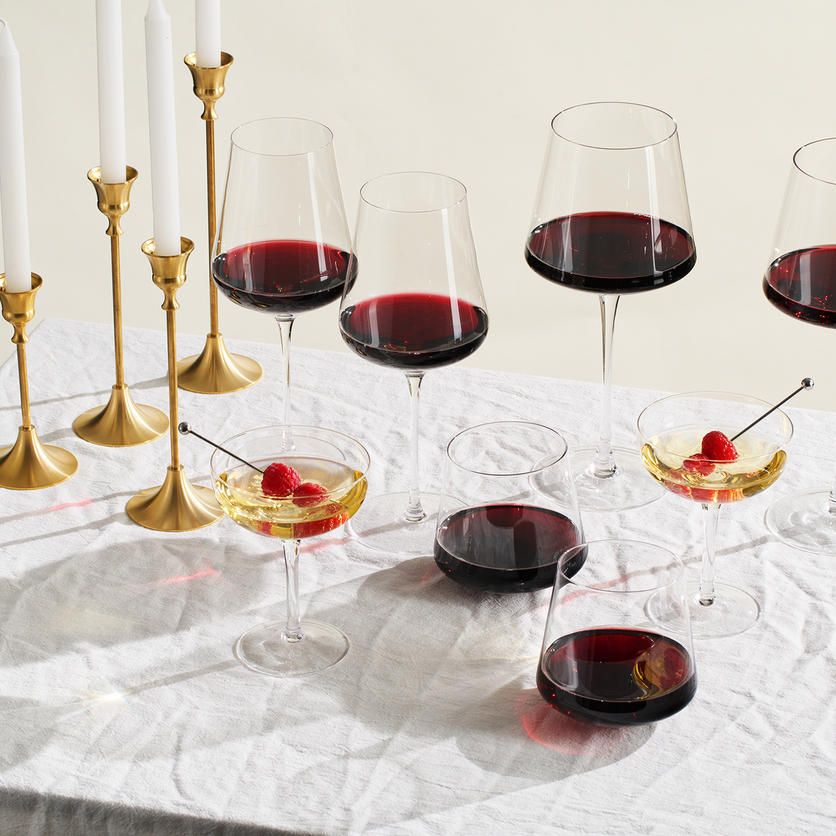 Khen Site Classica Un-Spillable Stemless Wine Glassware - view 3