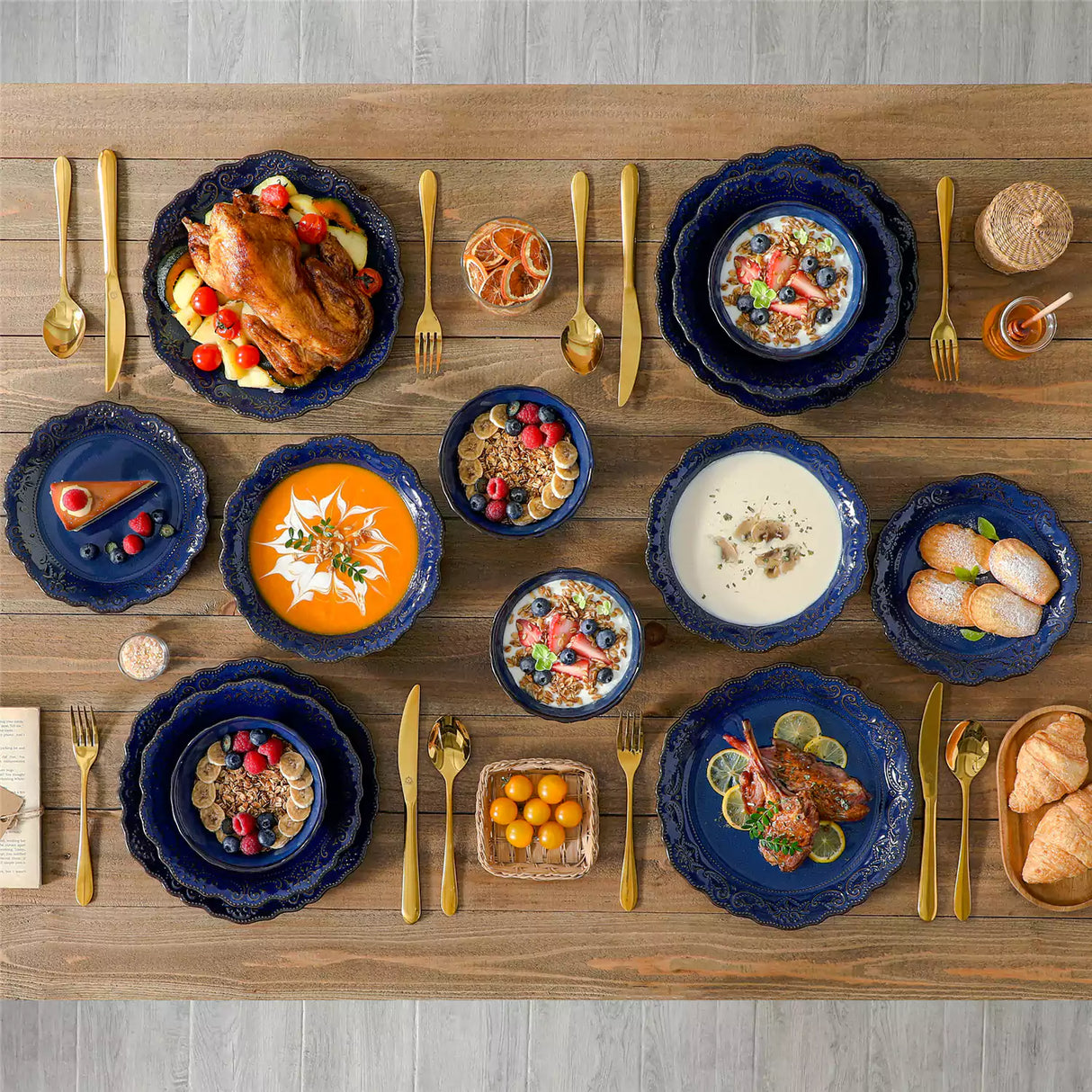 Giselle 16 Piece Dinnerware Set