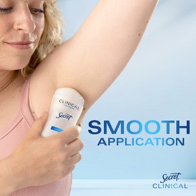 Secret Clinical Strength Clear Gel Antiperspirant & Deodorant for Women 2.6oz - Imperfect Box