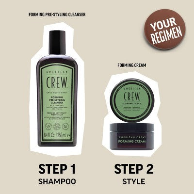 American Crew Men's Medium Hold and Medium Shine Forming Gel Cream 3oz - Imperfect Container
