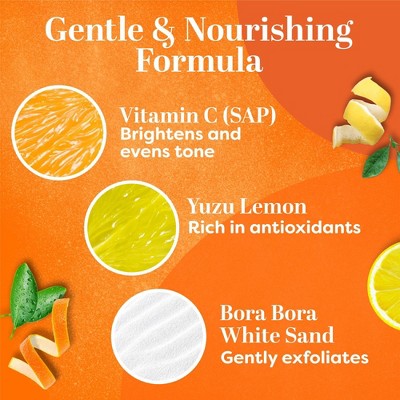 TruSkin Vitamin C Brightening Gentle Face Scrub 4oz - New