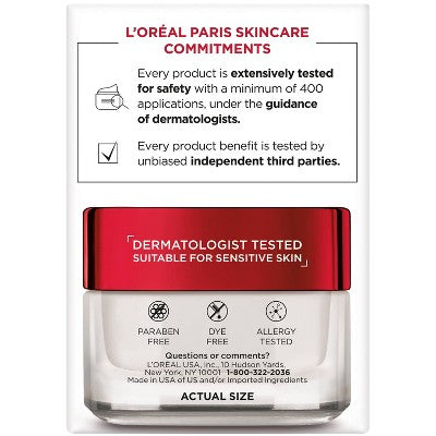 L'Oreal Paris Revitalift Anti-Wrinkle + Firming Day Cream SPF 25 1.7oz - Imperfect Box