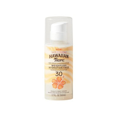 Hawaiian Tropic Silk Hydration Weightless Face Sunscreen SPF 30 1.7oz