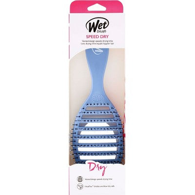 Wet Brush Speed Dry Detangler Hair Brush Solid Sky Blue - New