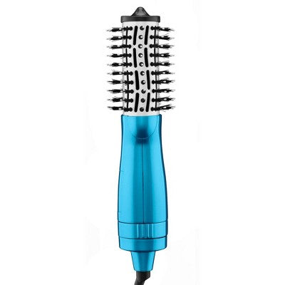 BaBylissPRO Nano Titanium Compact Hot Air Straightening Brush Blue - New