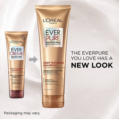 L'Oreal Paris EverCreme Deep Nourish Conditioner 8.5 fl oz - Imperfect Container
