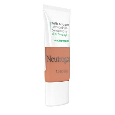 Neutrogena Clear Coverage Flawless Matte Color Correcting Cream, Full-Coverage 7.5 Ginger - New