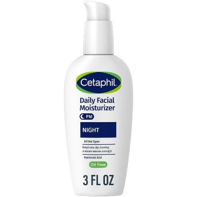 Cetaphil Daily Oil Free Face Moisturizer for Night 3oz