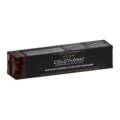 L'Oreal Paris Colorsonic Permanent Hair Color Cartridge Medium Brown Intense Red 5 RR - Imperfect Box